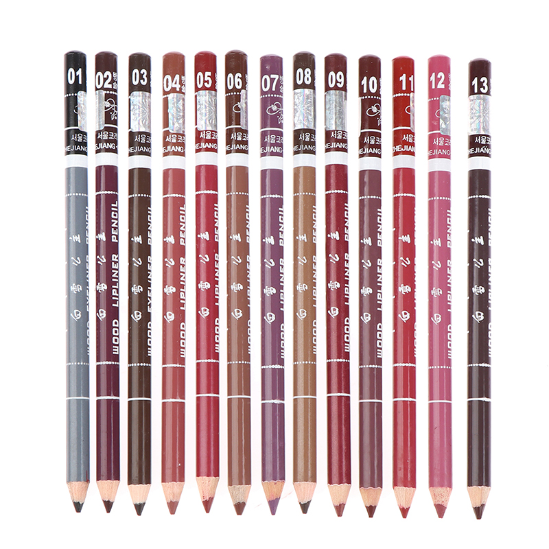 Woodworking Women - Pensil garis bibir kayu profesional tahan
