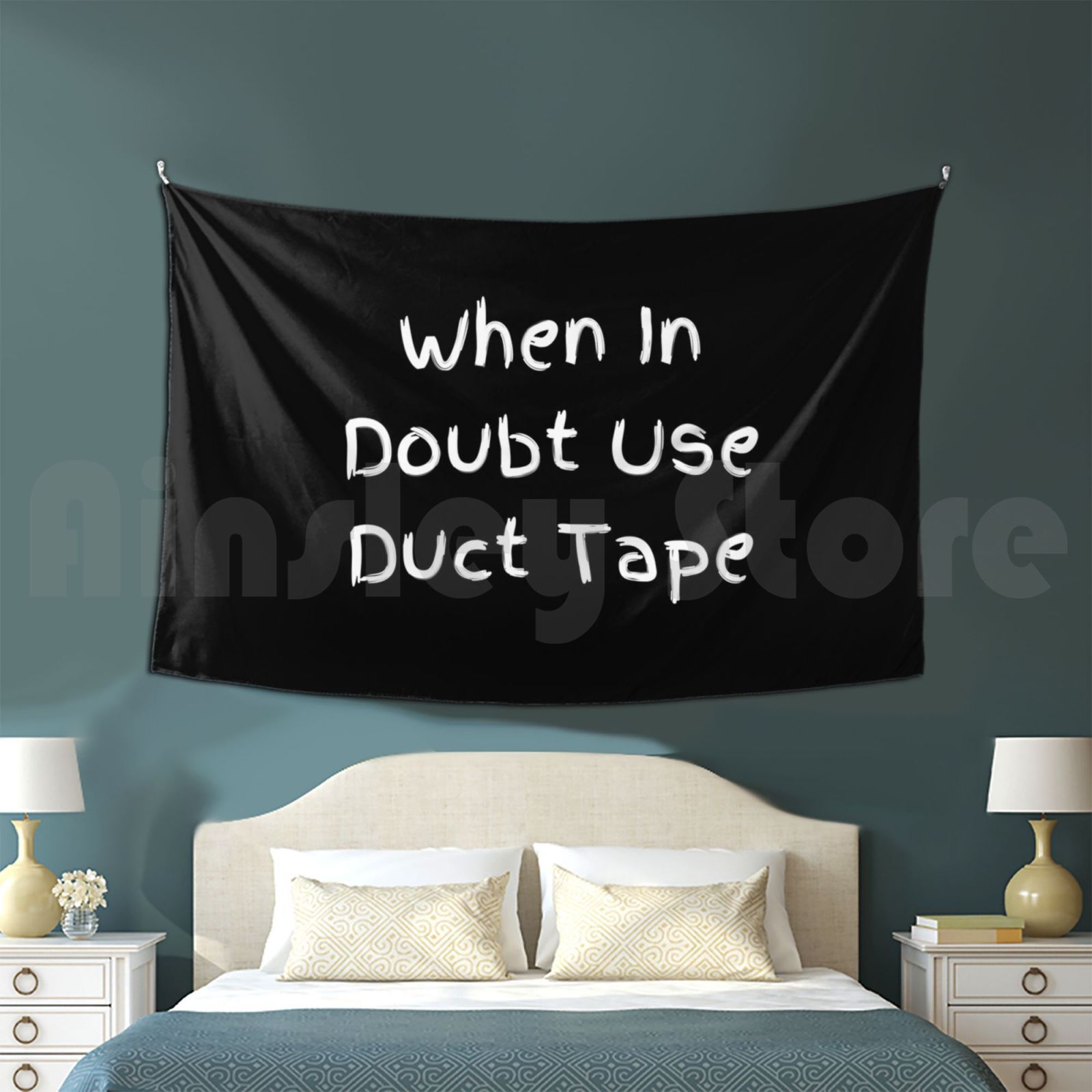 Woodworking Quotes Funny - Ketika Meragukan, Gunakan Lakban-Permadani Desain Kutipan