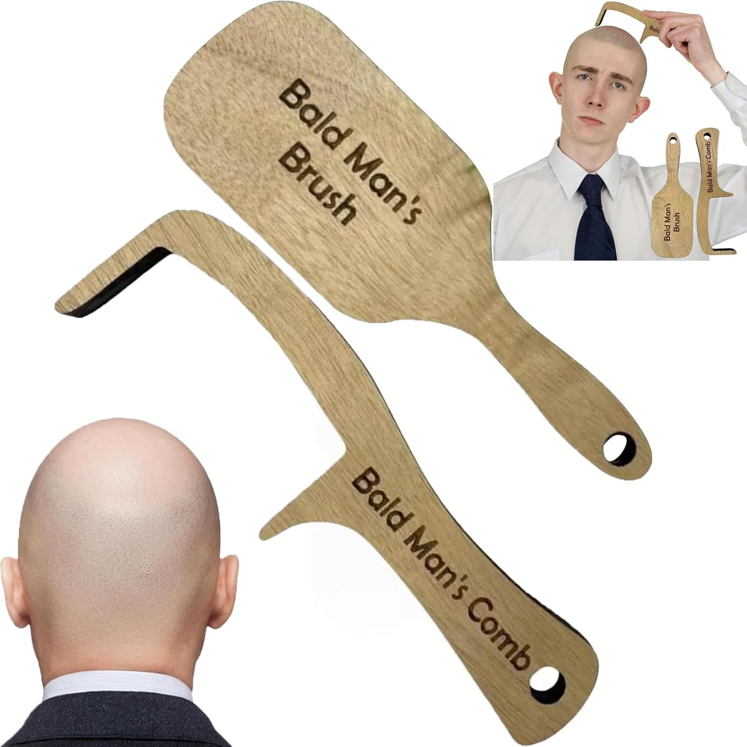 Woodworking Design Software - Sisir & Sikat Penghalus Kepala Botak