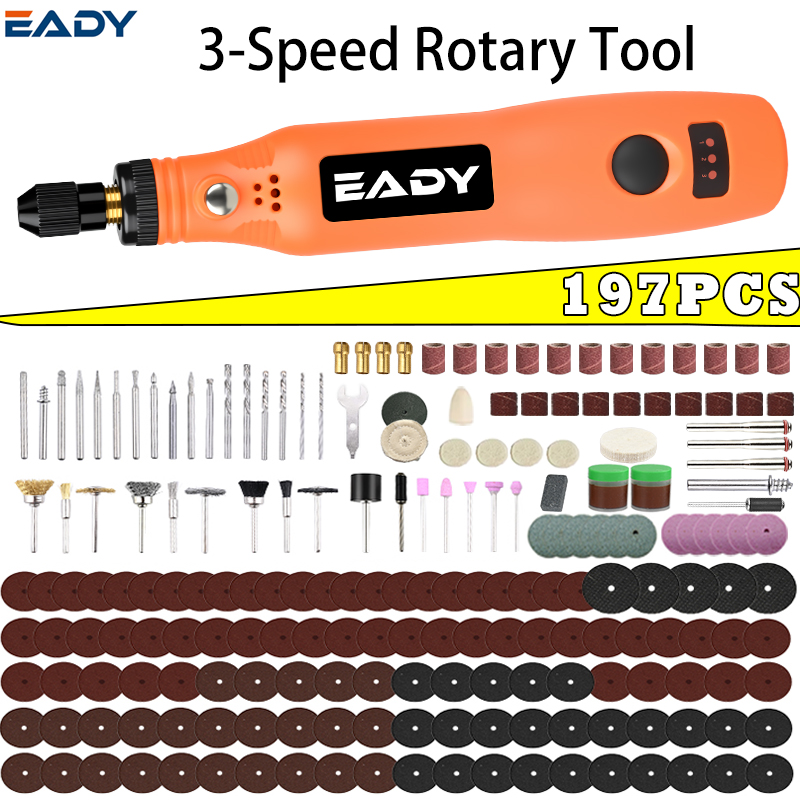 Woodworking Power Tools - Perangkat Perkakas Putar Tanpa Kabel USB