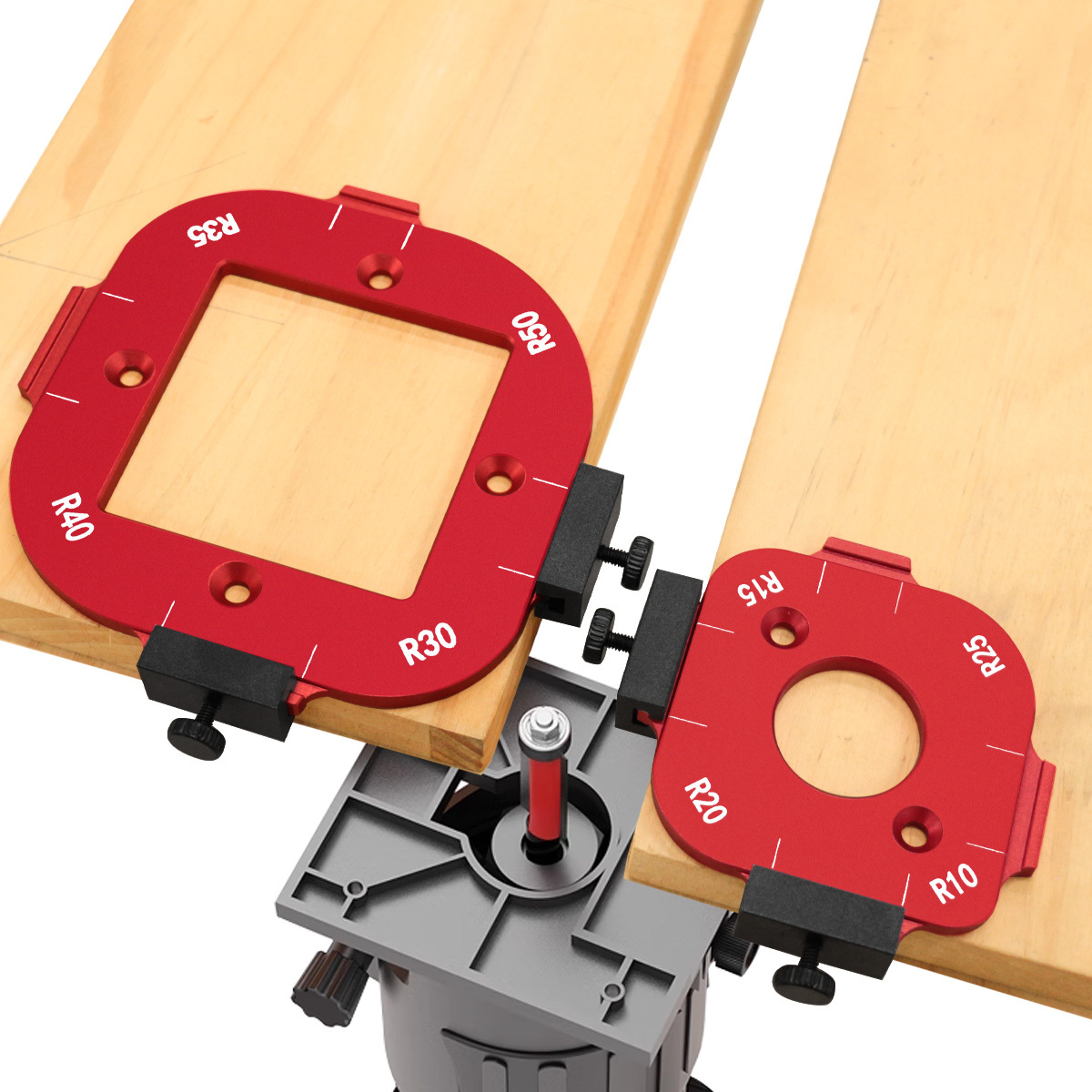 Woodworking Design Software - Templat Radius Sudut Router untuk Pertukangan