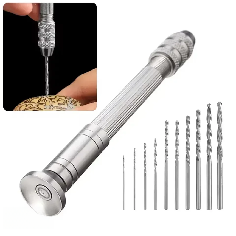 Woodworking Tools - 0.8-3.0mm Mini Hand Drill Alat Pertukangan