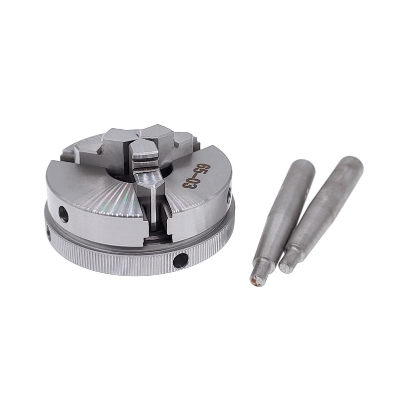 Woodworking Lathe Chuck - 3 Jaws Manual Lathe Chuck 65Mm