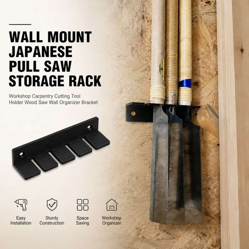 Japanese Pull Saw - Rak Penyimpanan Gergaji Tarik Jepang untuk