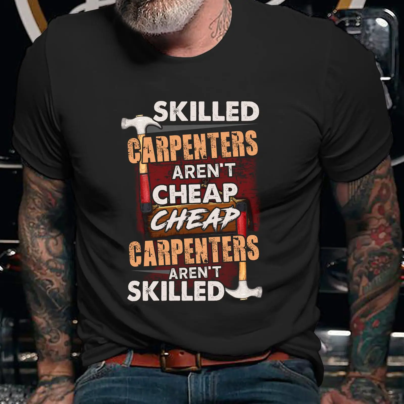 Woodworking Quotes Funny - Tukang Kayu Terampil Tidak Murah Kaos