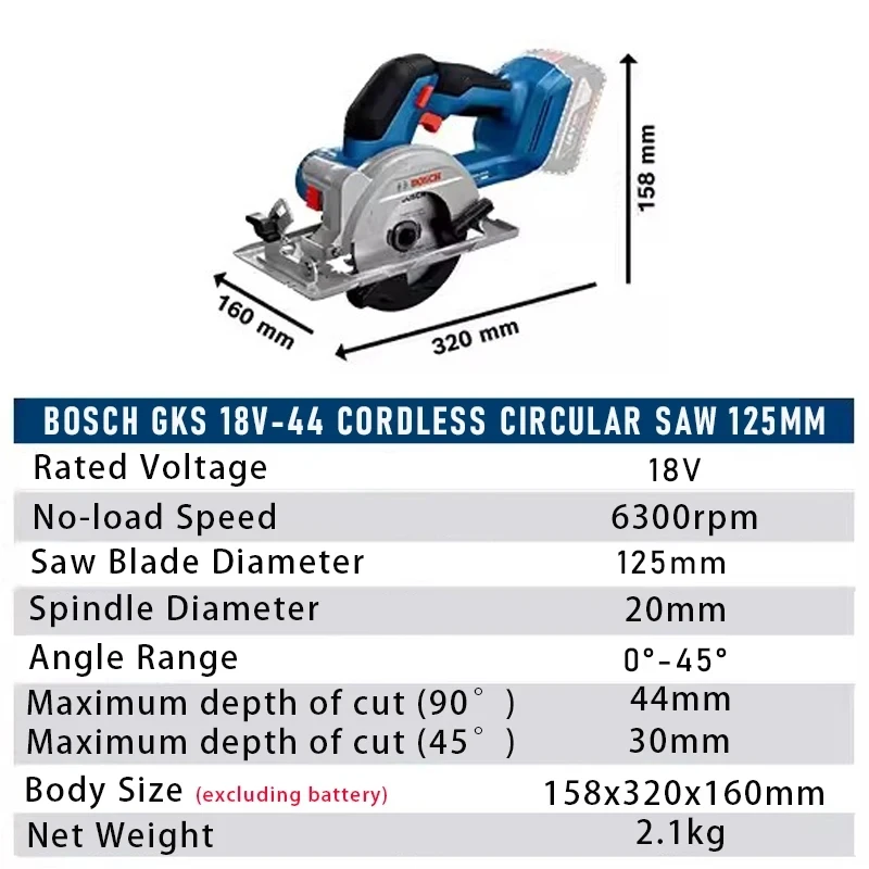 Gergaji Bundar Tanpa Kabel Bos - Woodworking Saw ulasan dan harga