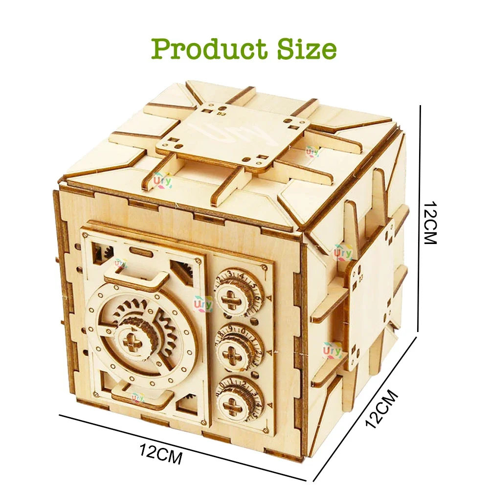 URY 3D Puzzle kayu Kata sandi  - Woodworking Women ulasan dan harga