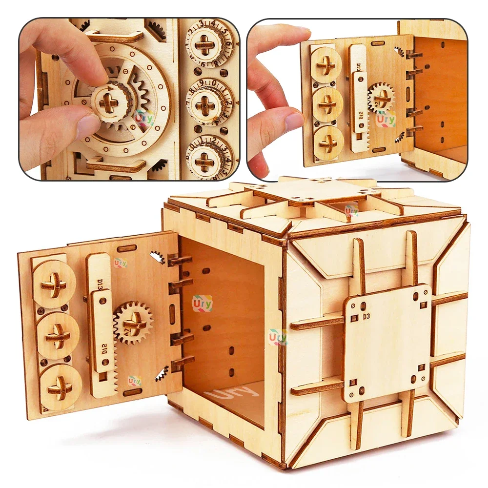 URY 3D Puzzle kayu Kata sandi  - Woodworking Women ulasan dan harga