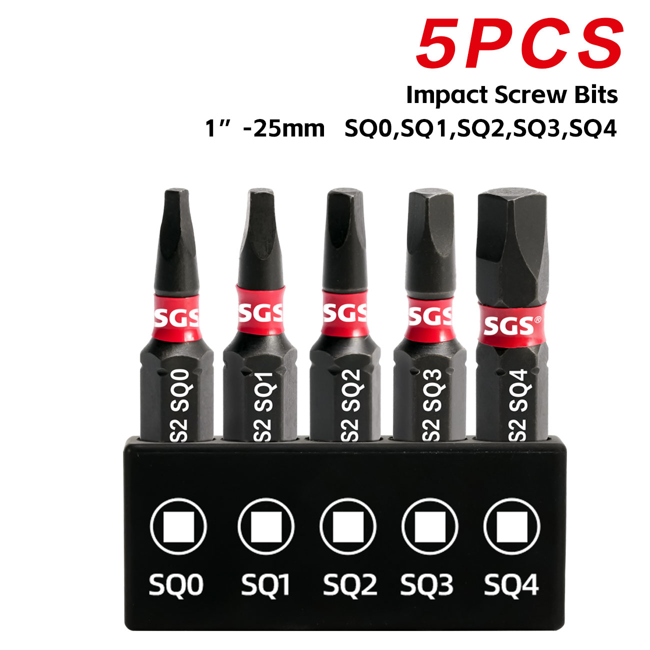 5 Buah, Bit Impact Persegi Pen - Woodworking Asmr ulasan dan harga