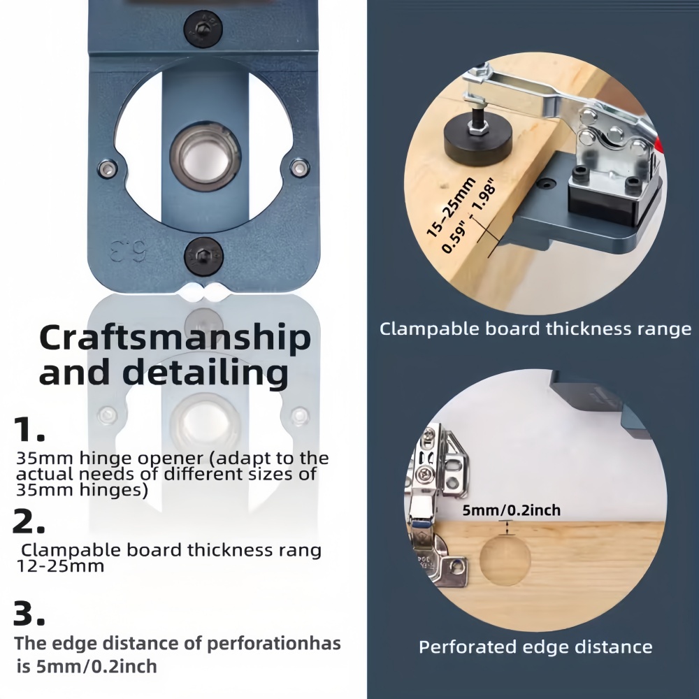 Kit Jig Engsel 35mm - Panduan  - Woodworking Design Software ulasan dan harga