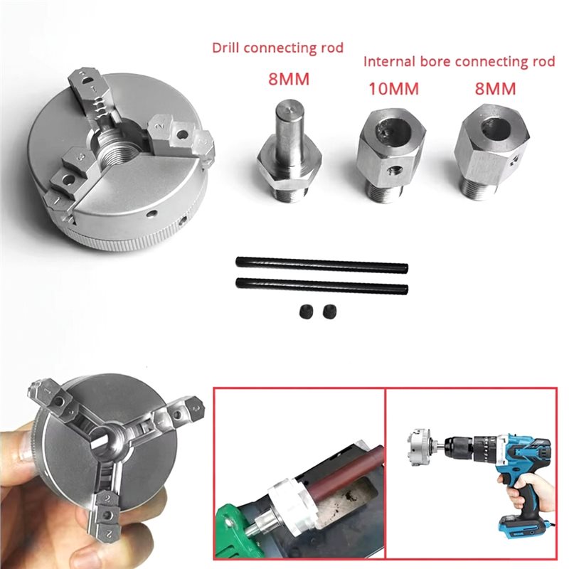 [NEWA76K!】 Mini Untuk Mesin Bu - Woodworking Lathe Chuck ulasan dan harga
