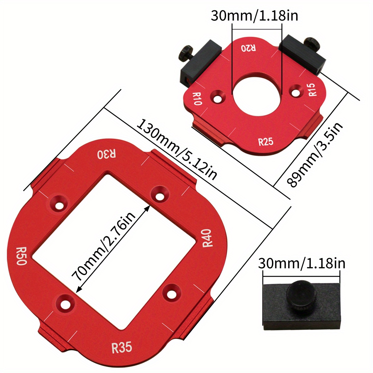 Templat Radius Sudut Router un - Woodworking Design Software ulasan dan harga