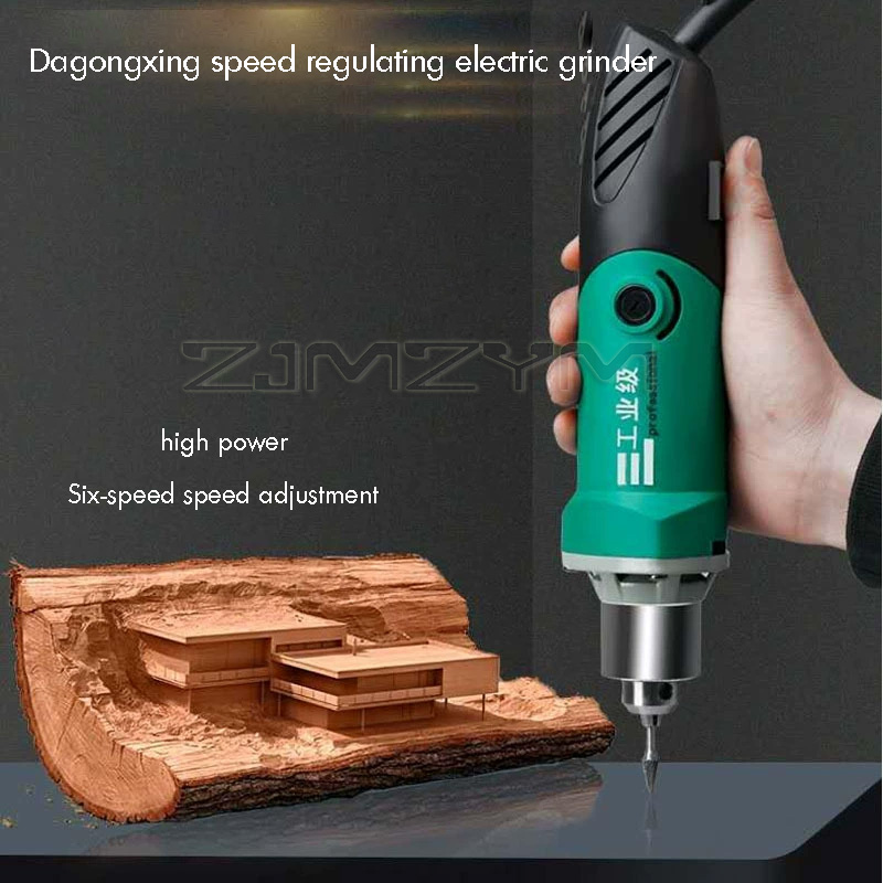 Mesin Ukir Kayu Listrik 6-Posi - Woodworking Power Tools ulasan dan harga