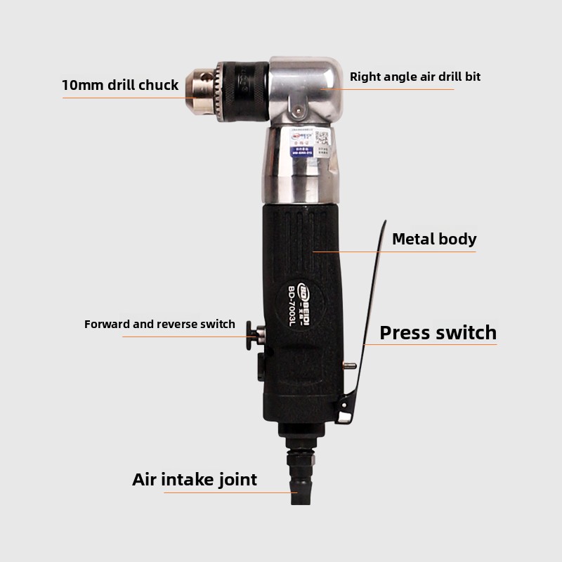 Bor Pneumatik Sudut Elbow Nort - Woodworking Lathe Chuck ulasan dan harga