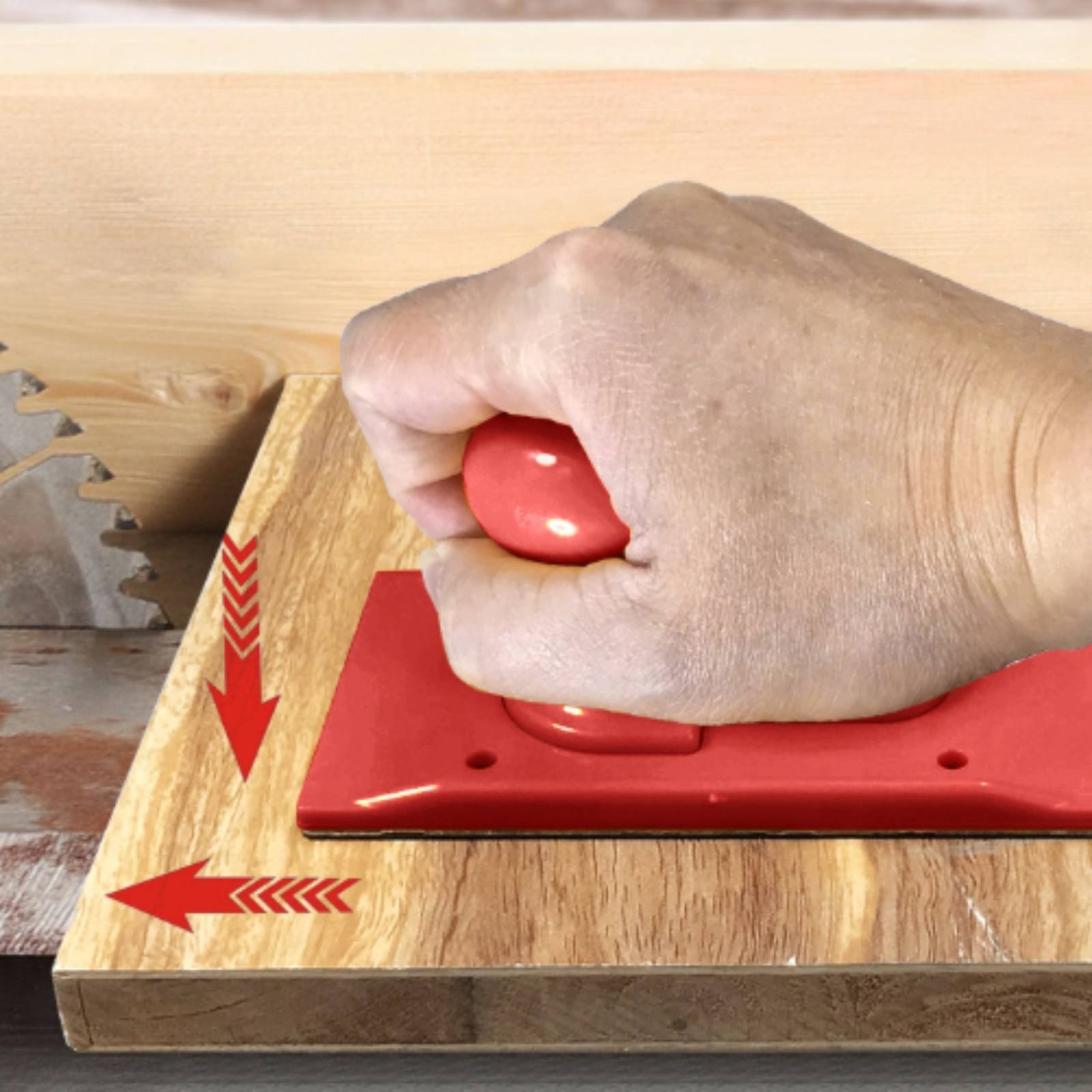 2 Buah Blok Dorong untuk Pertu - Woodworking Power Tools ulasan dan harga