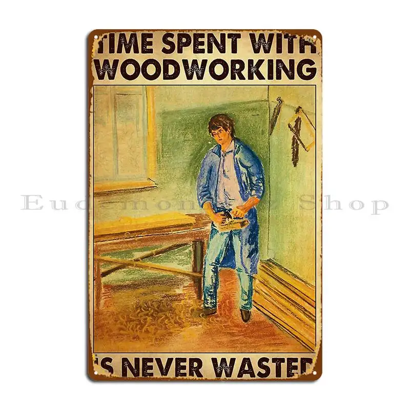 Poster Plakat Logam dengan Kut - Woodworking Meaning ulasan dan harga