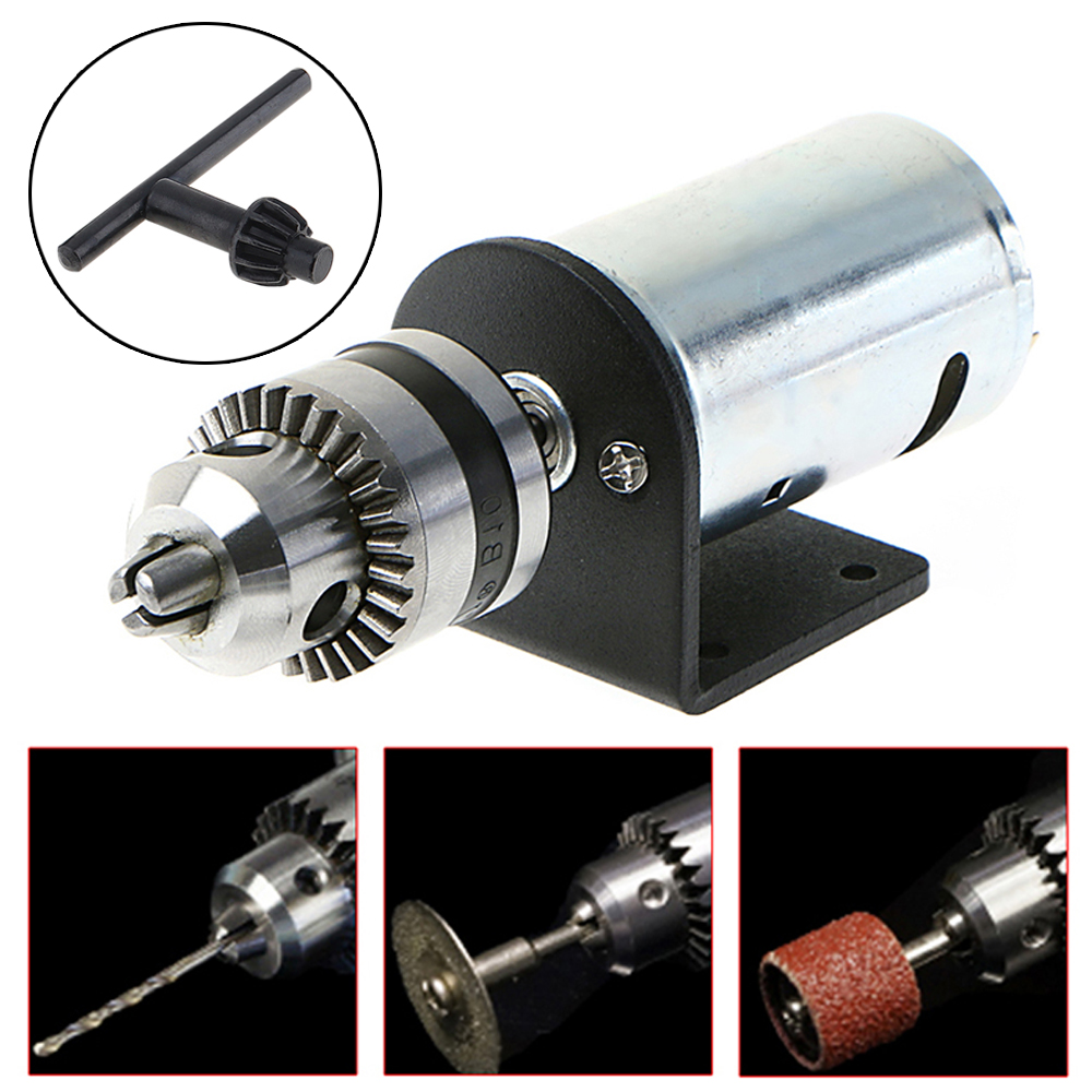 Motor bubut tekan 12-24v, bor  - Woodworking Lathe Chuck ulasan dan harga